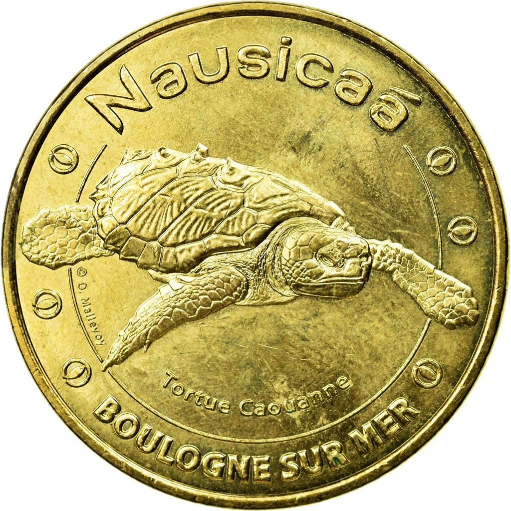 Francia, Token, Touristic token, Boulogne-sur-Mer -Nausicaa n°8, 2015, MDP, BB
