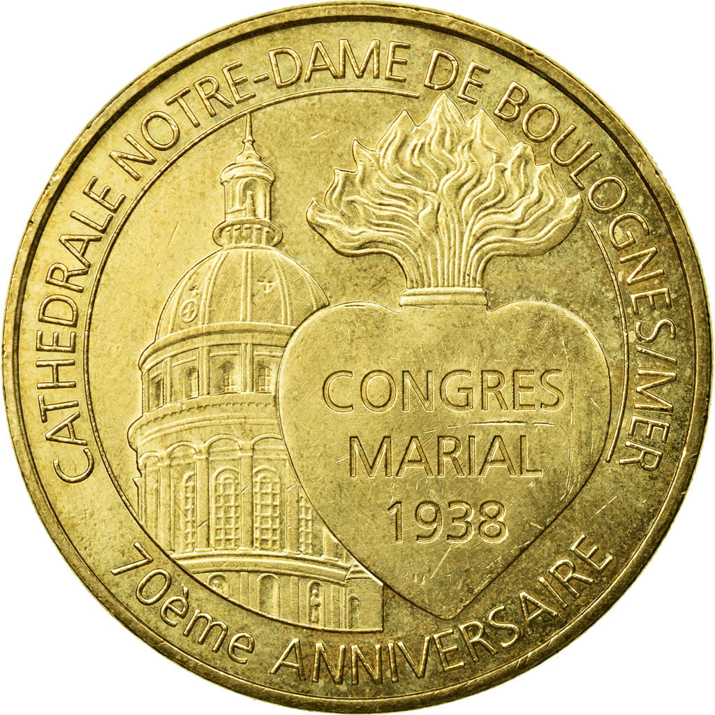 Francia, Token, Touristic token, 62/ Cathédrale Notre-Dame - Boulogne, 2008