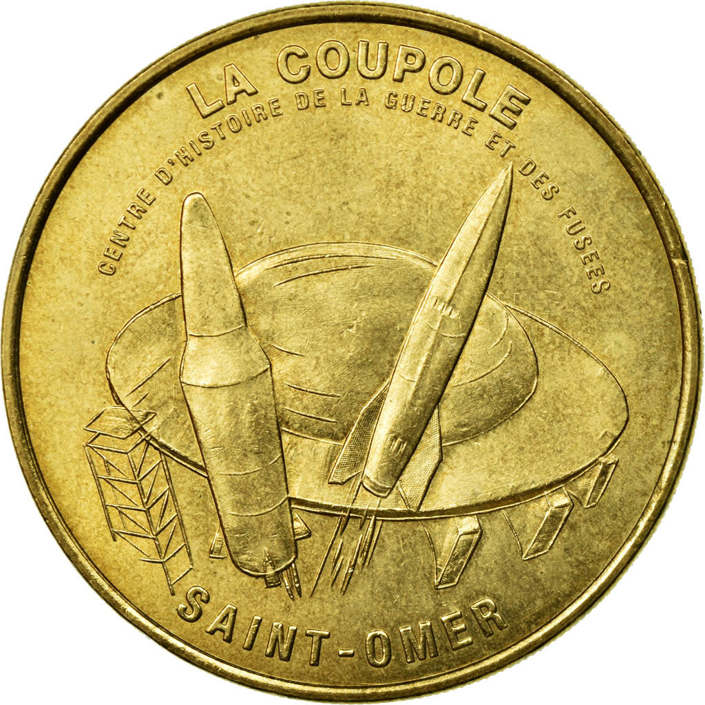 France, Jeton, Jeton Touristique, Helfaut - La Coupole n°1, 2001, MDP, TTB