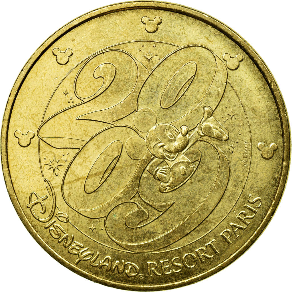 France, Token, Touristic token, Disneyland n° 17 - Resort Paris, 2009, MDP