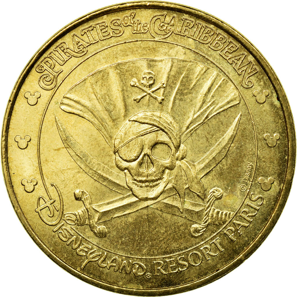 Francia, Token, Jetón turístico, Disneyland - n°14 - Pirates of the