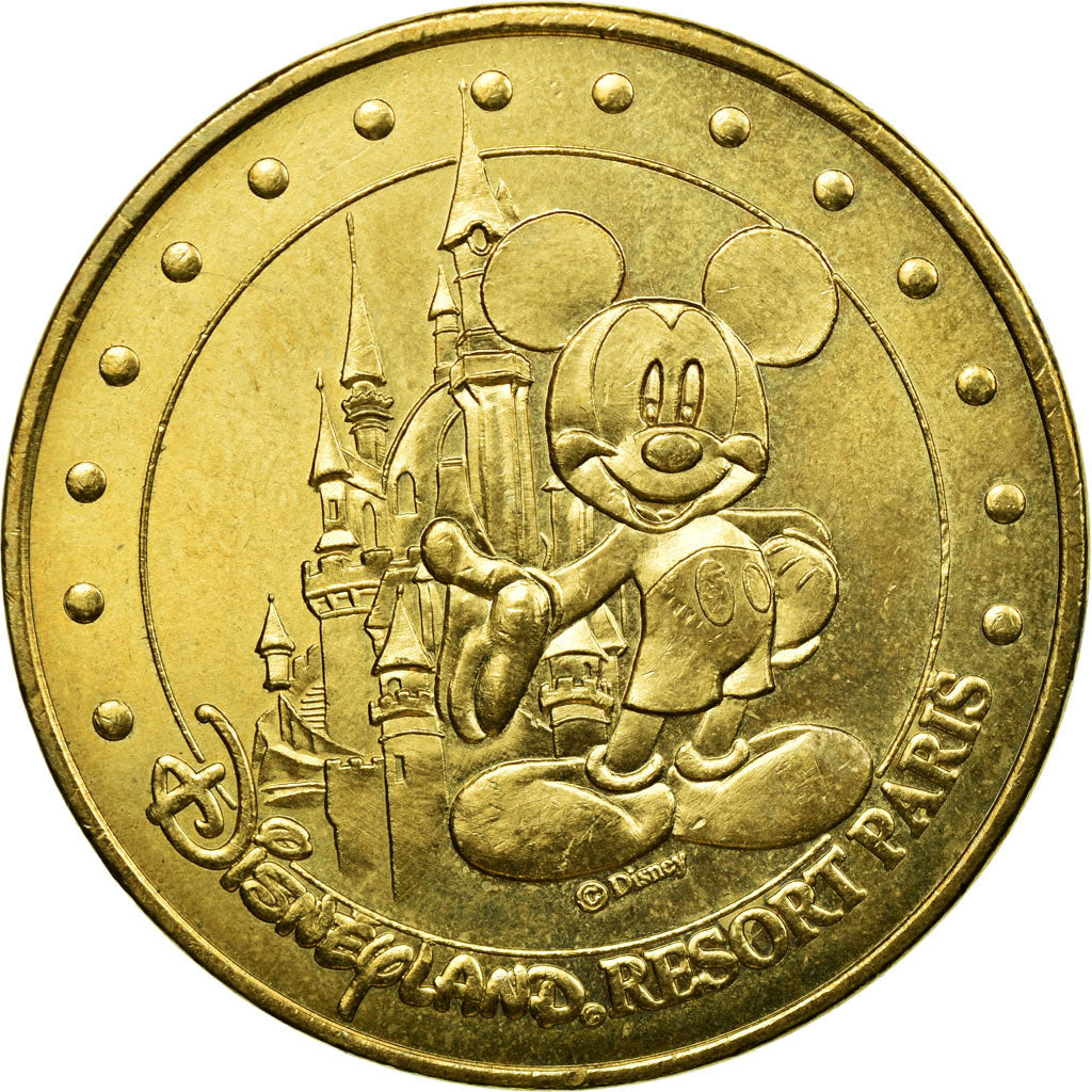 France, Token, Touristic token, Disneyland n°1 - le château, 2005, MDP