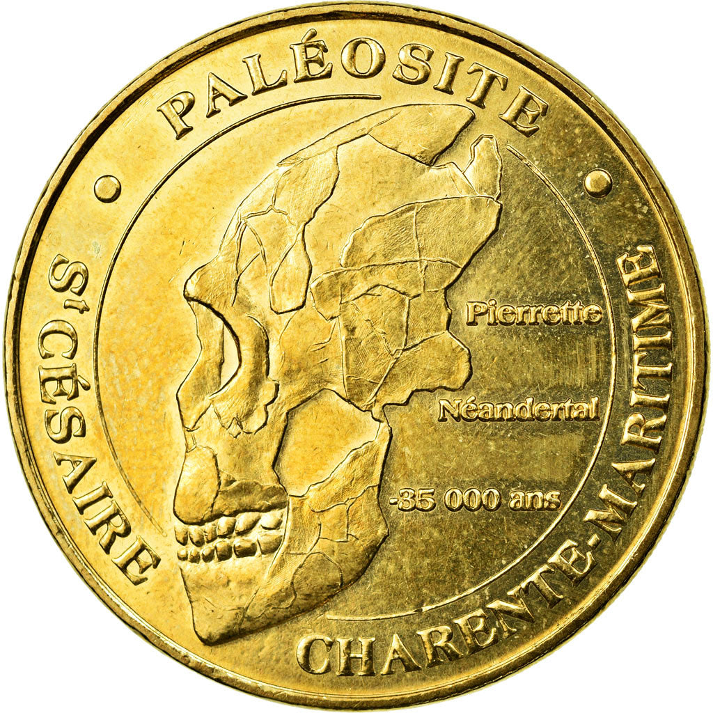 Francia, Token, Touristic token, Saint-Césaire - Paléosite n°1 - Le crâne de