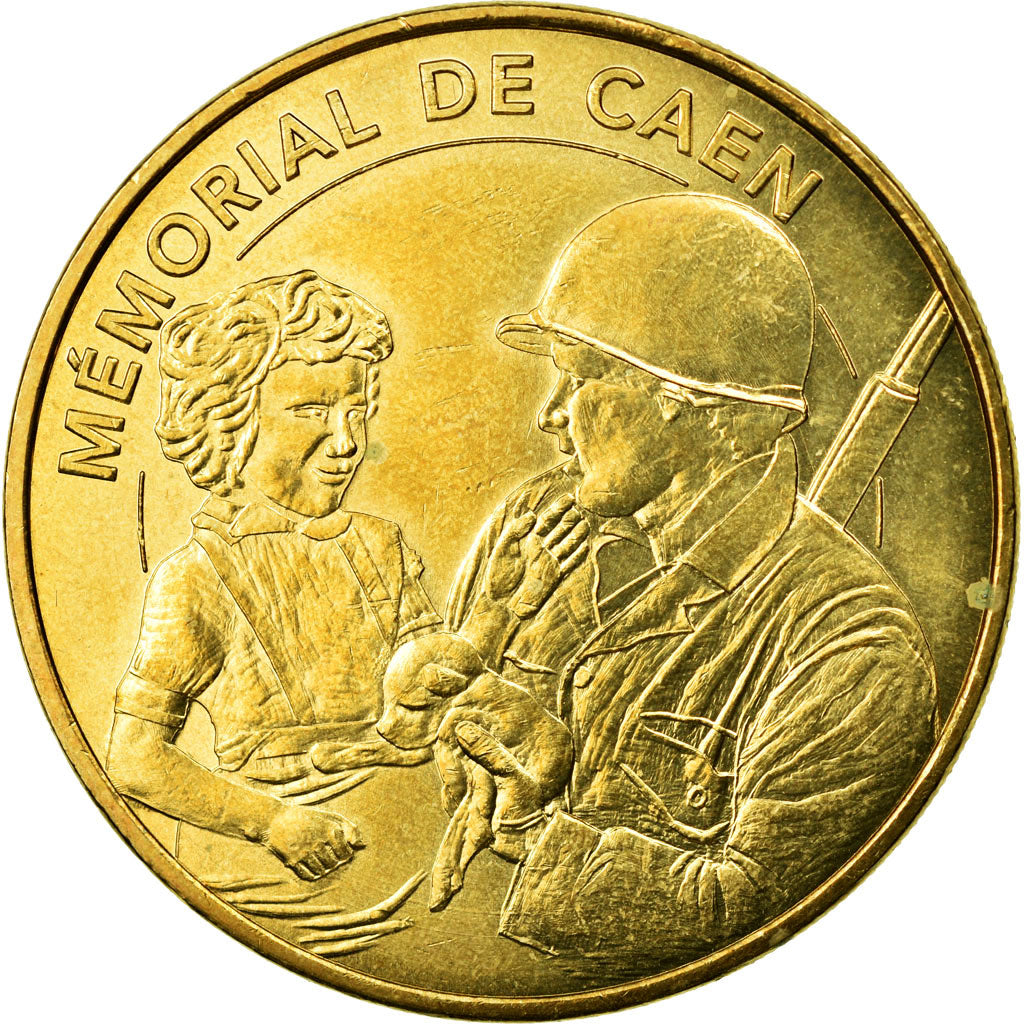 France, Jeton, Jeton Touristique, Caen - Mémorial n°4, 2010, MDP, TTB