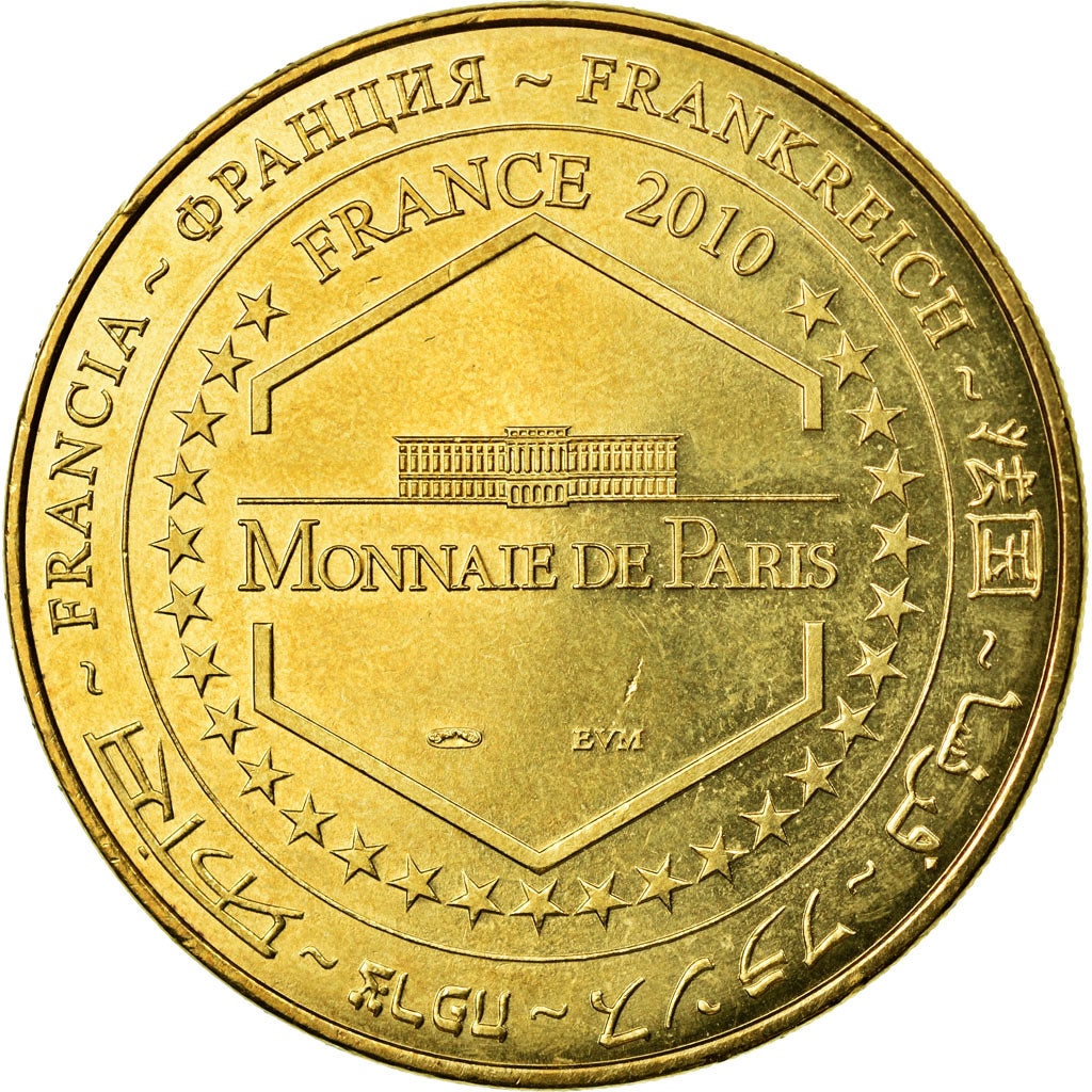 France, Jeton, Jeton Touristique, Caen - Mémorial n°4, 2010, MDP, TTB