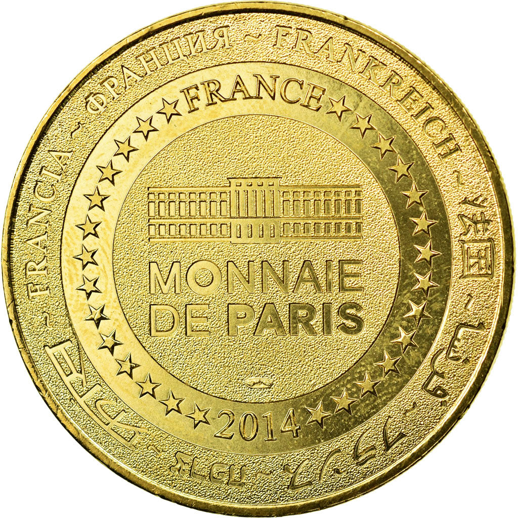 Francia, Token, Touristic token, Caen - Mémorial n°5, 2014, MDP, BB