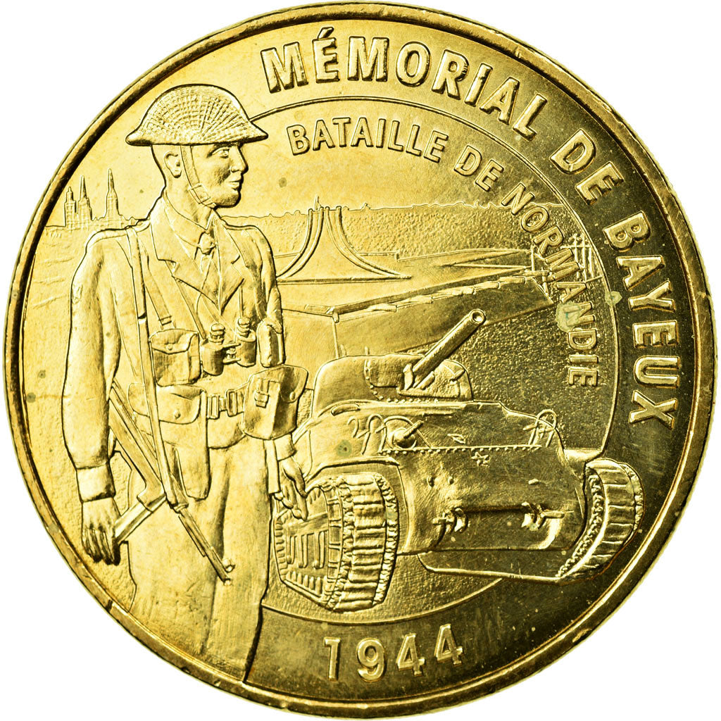 France, Jeton, Jeton Touristique, Bayeux - Mémorial n°2, 2009, MDP, TTB