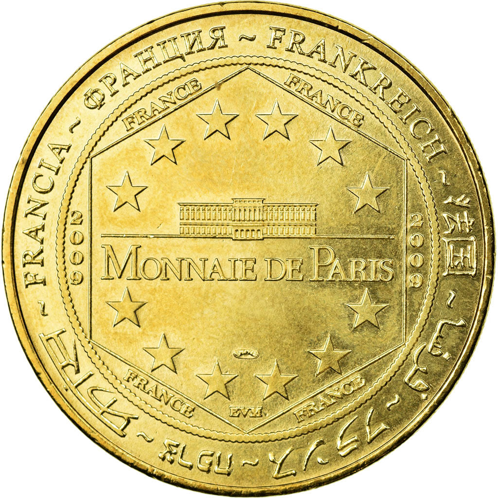 Francia, Token, Jetón turístico, 14/ Cathédrale Notre-Dame - Bayeux, 2009
