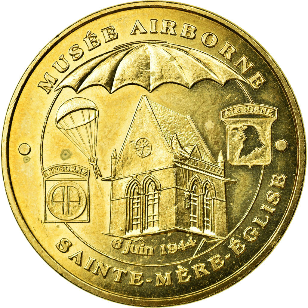 Francia, Token, Touristic token, Sainte-Mère-l'Eglise - Musée Airborne, 2008