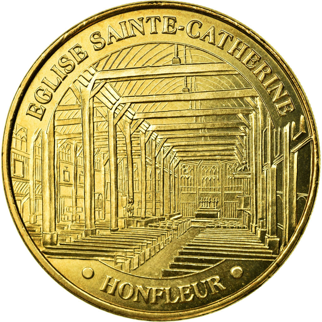 France, Token, Touristic token, Honfleur - Eglise Ste Catherine, 2011, MDP