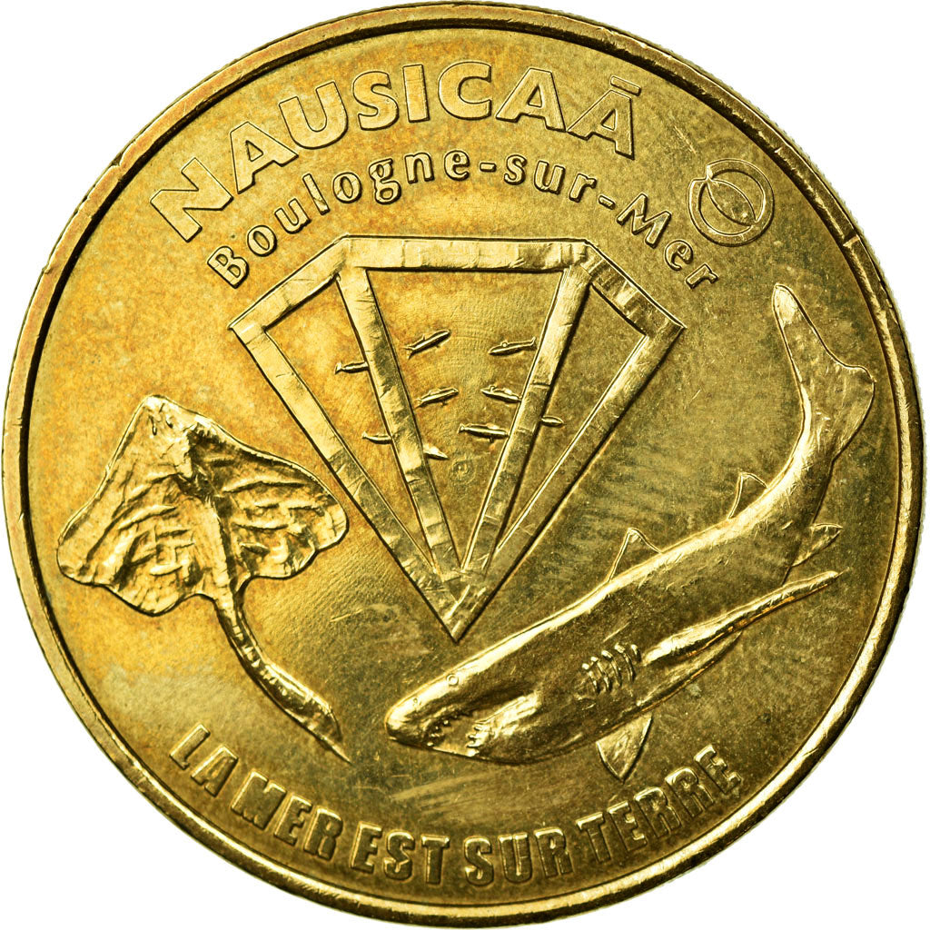 Francia, Token, Touristic token, Boulogne-sur Mer  - Nausicaa n° 1, 2003, MDP