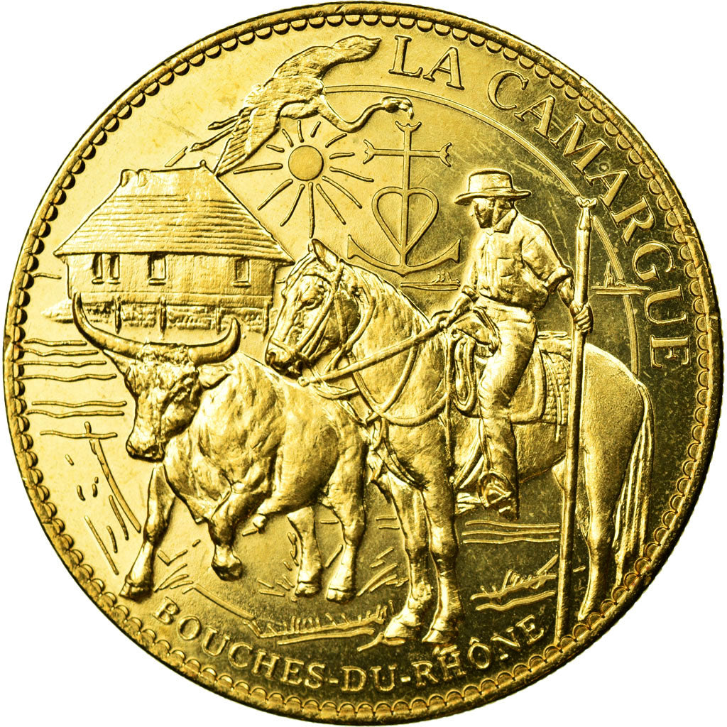 France, Token, Touristic token, Marseille - La Camargue, 2012, Arthus Bertrand