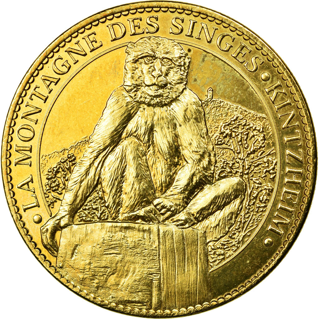 Francia, Token, Touristic token, Kintzheim -  Montagne des Singes, 2012, Arthus