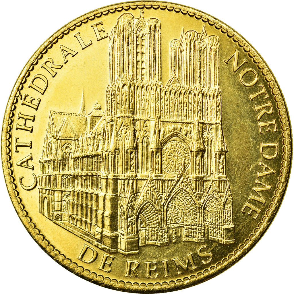 Francia, Token, Touristic token, 51/ Cathédrale Notre-Dame - Reims, 2012