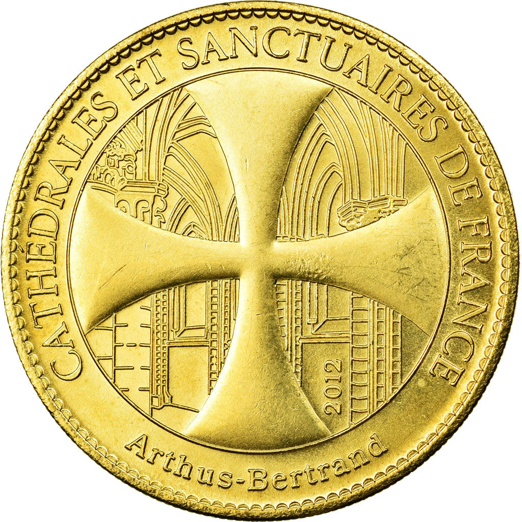 Francia, Token, Touristic token, 51/ Cathédrale Notre-Dame - Reims, 2012