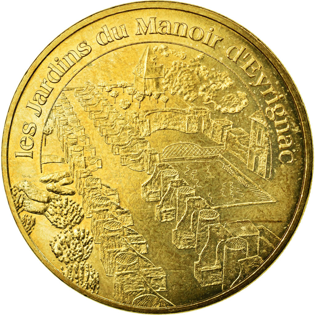 Francia, Token, Touristic token, Salignac - les jardins du manoir n°1, 2006