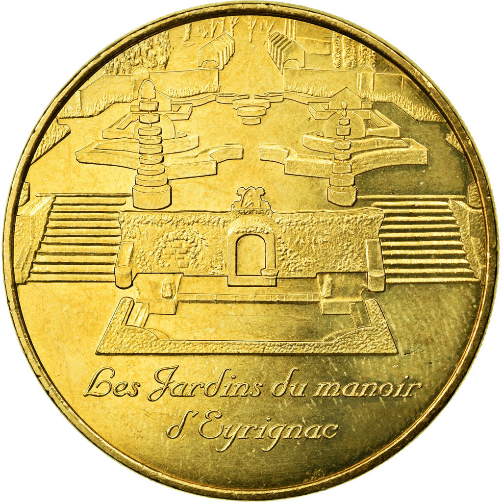 Francia, Token, Touristic token, Salignac - les jardins du manoir n°2, 2010
