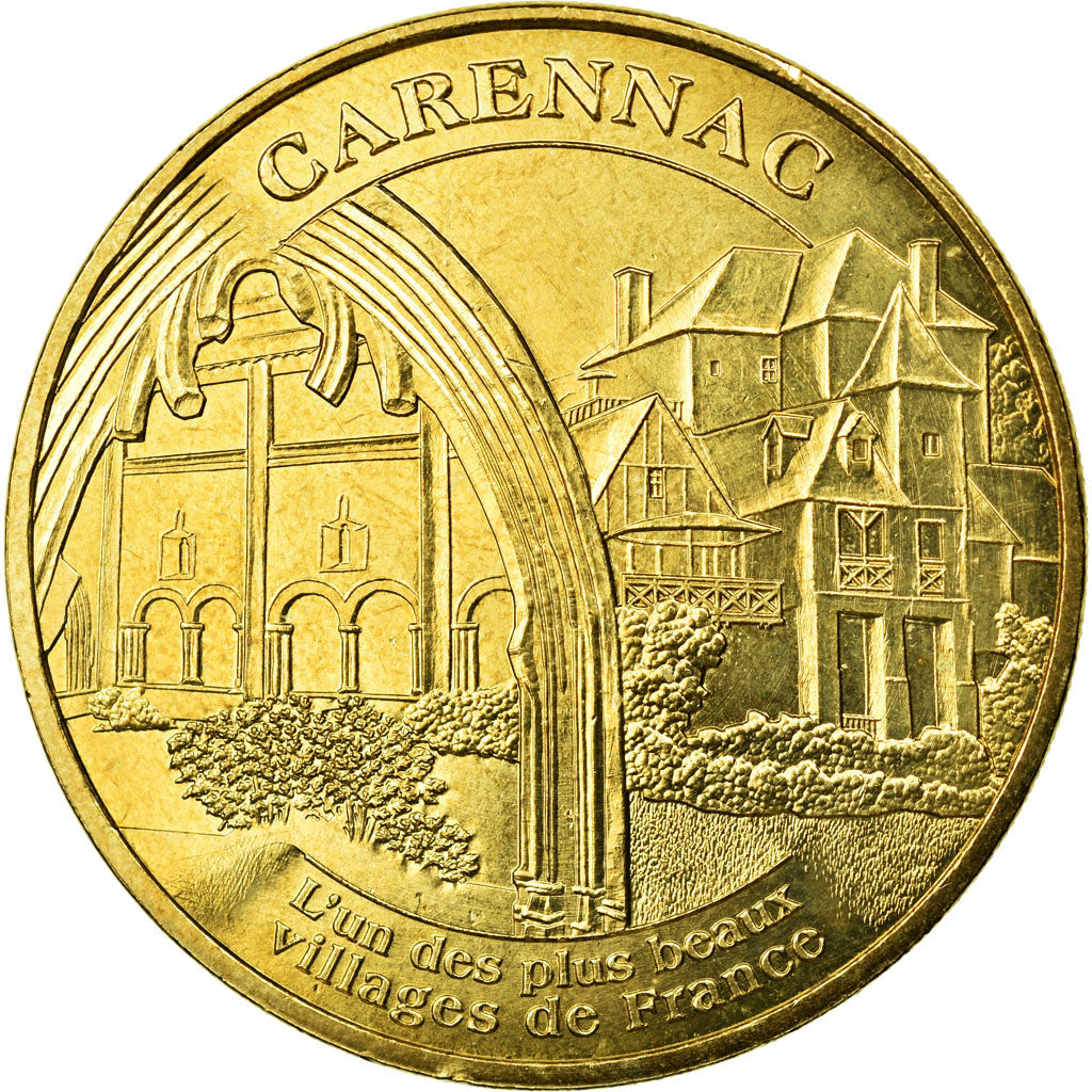 France, Jeton, Jeton Touristique, Carennac - un des plus villages de France
