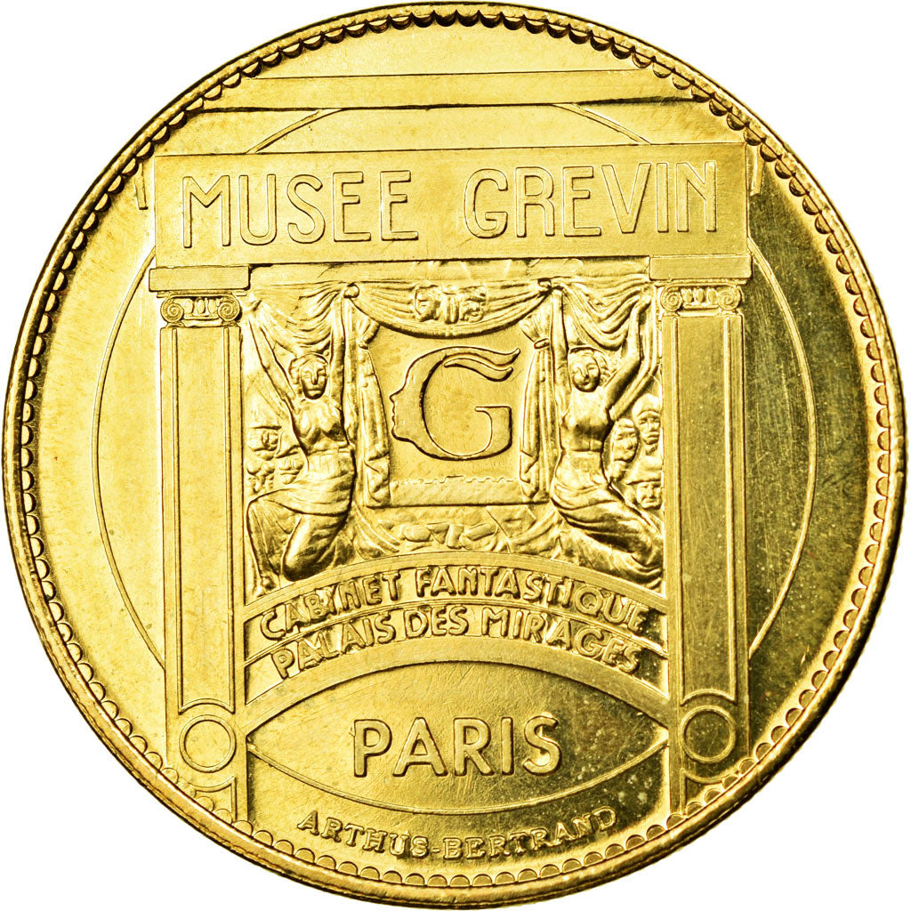 France, Token, Touristic token, Paris - Musée Grévin - Johnny Halliday, Arthus