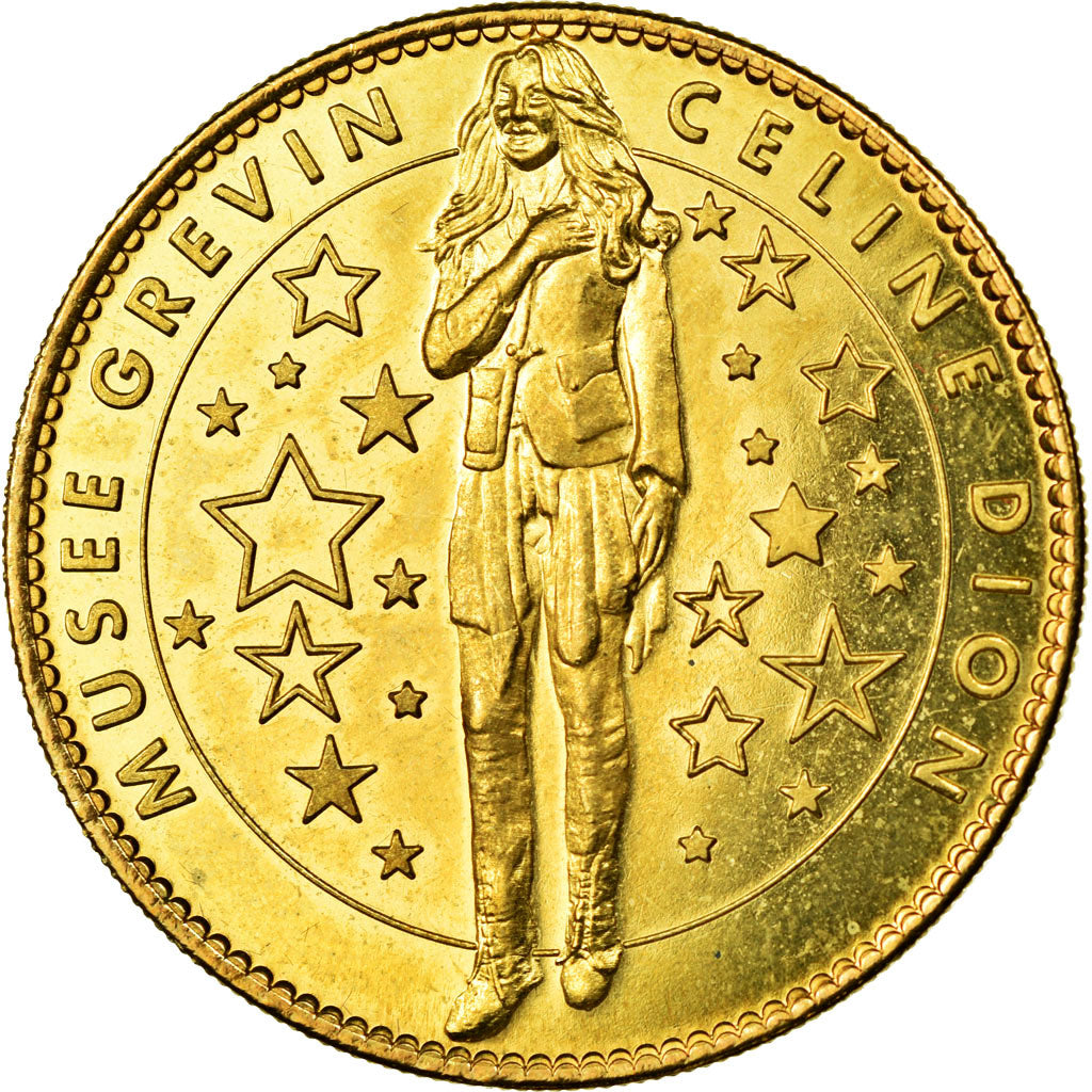 France, Jeton, Jeton Touristique, 75/ Paris - Musée Grévin - Céline Dion