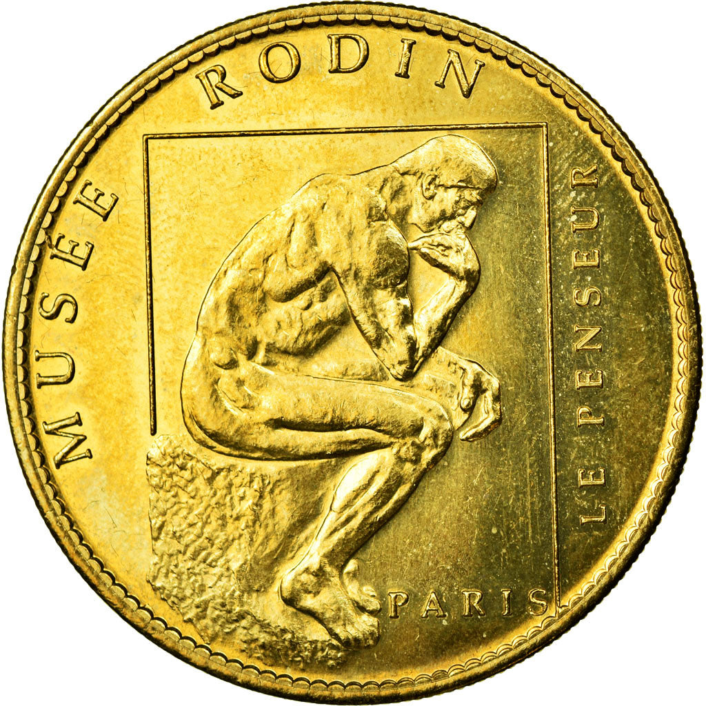 France, Token, Touristic token, Paris - Musée Rodin - Le Penseur, 2010, Arthus