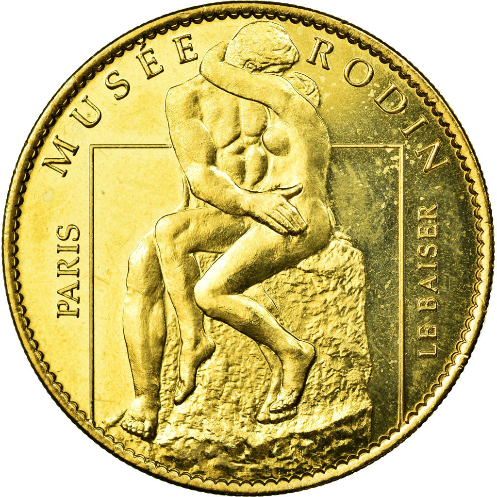 France, Token, Touristic token, Paris - Musée Rodin - Le Baiser, 2008, Arthus