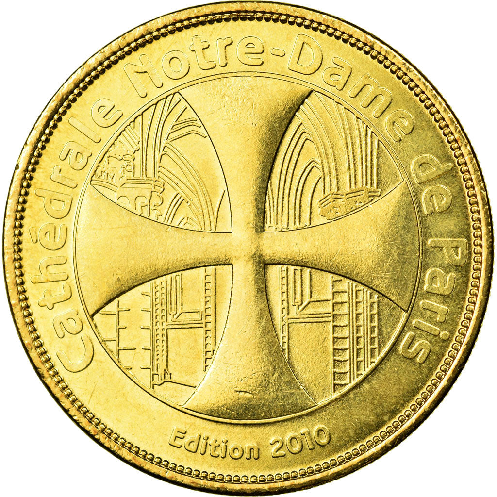 France, Token, Touristic token, 75/ Paris - Notre-Dame, 2010, Arthus Bertrand