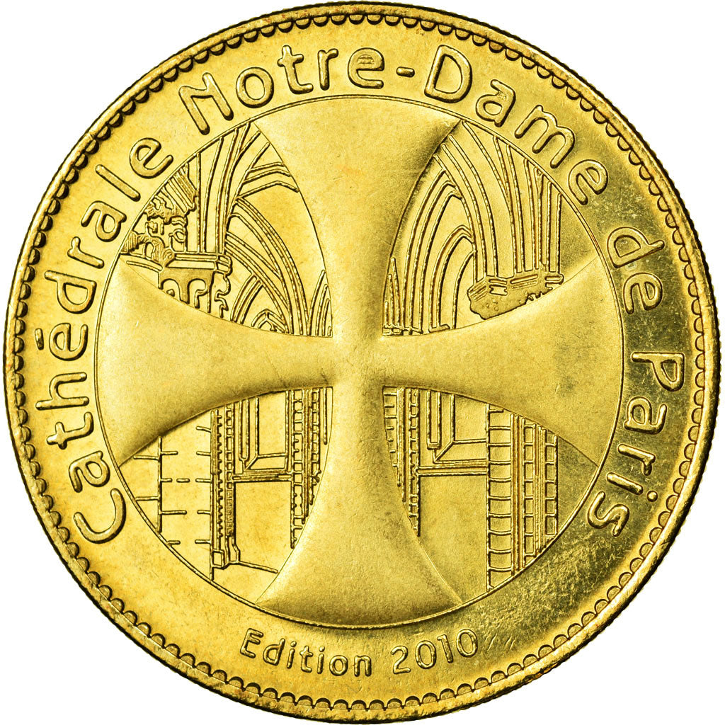 France, Token, Touristic token, Paris - Notre Dame - Vierge à l'enfant, 2010