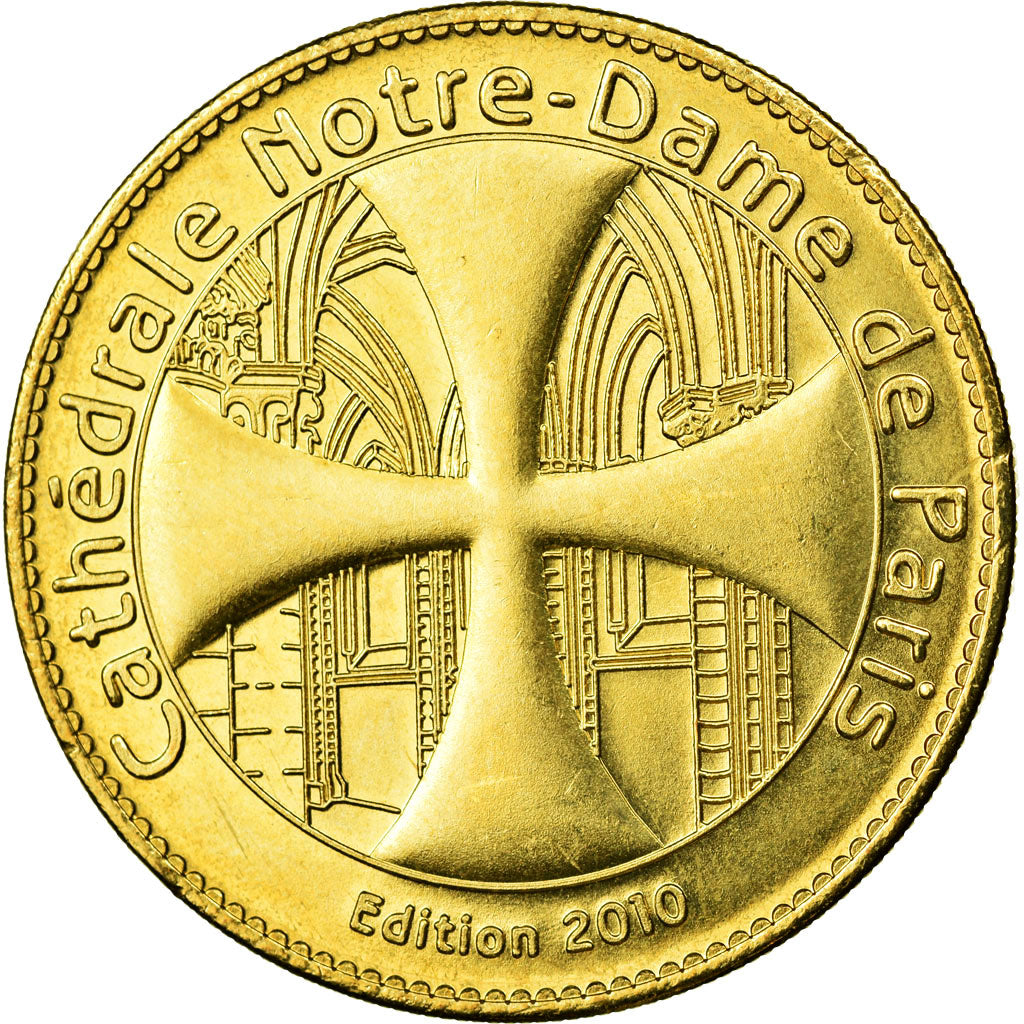 France, Token, Touristic token, Paris - Notre Dame - Avé Maria, 2010, Arthus