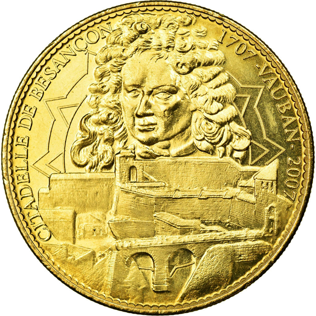 France, Token, Touristic token, Citadelle de Besançon, Vauban, 2009, Arthus