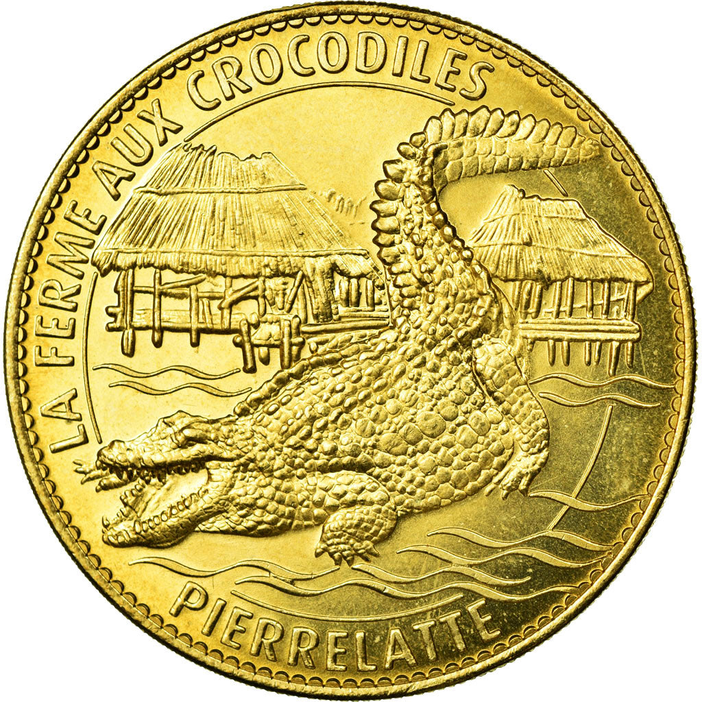 Francia, Token, Touristic token, Pierrelatte - ferme aux crocodiles n°2, 2011