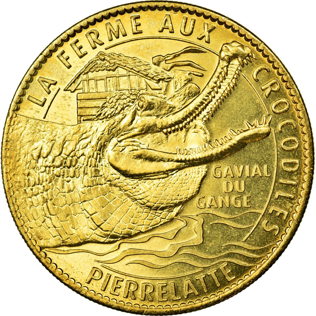 Francia, Token, Touristic token, Pierrelatte - Ferme aux crocodiles n° 3, 2011