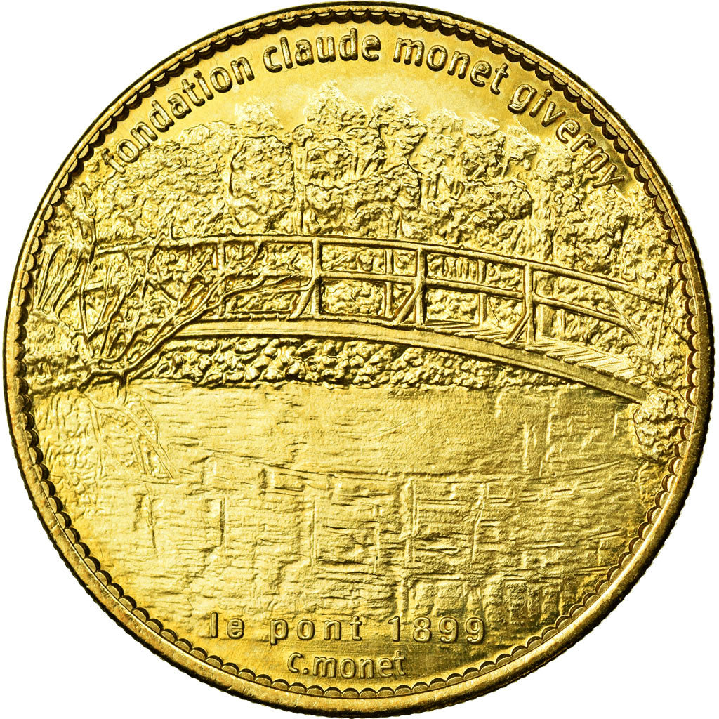 France, Jeton, Jeton Touristique, Giverny - Fondation Claude Monet - le pont
