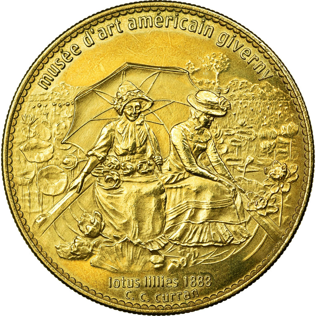 France, Jeton, Jeton Touristique, Giverny - Musée d'Art Américain - Lotus