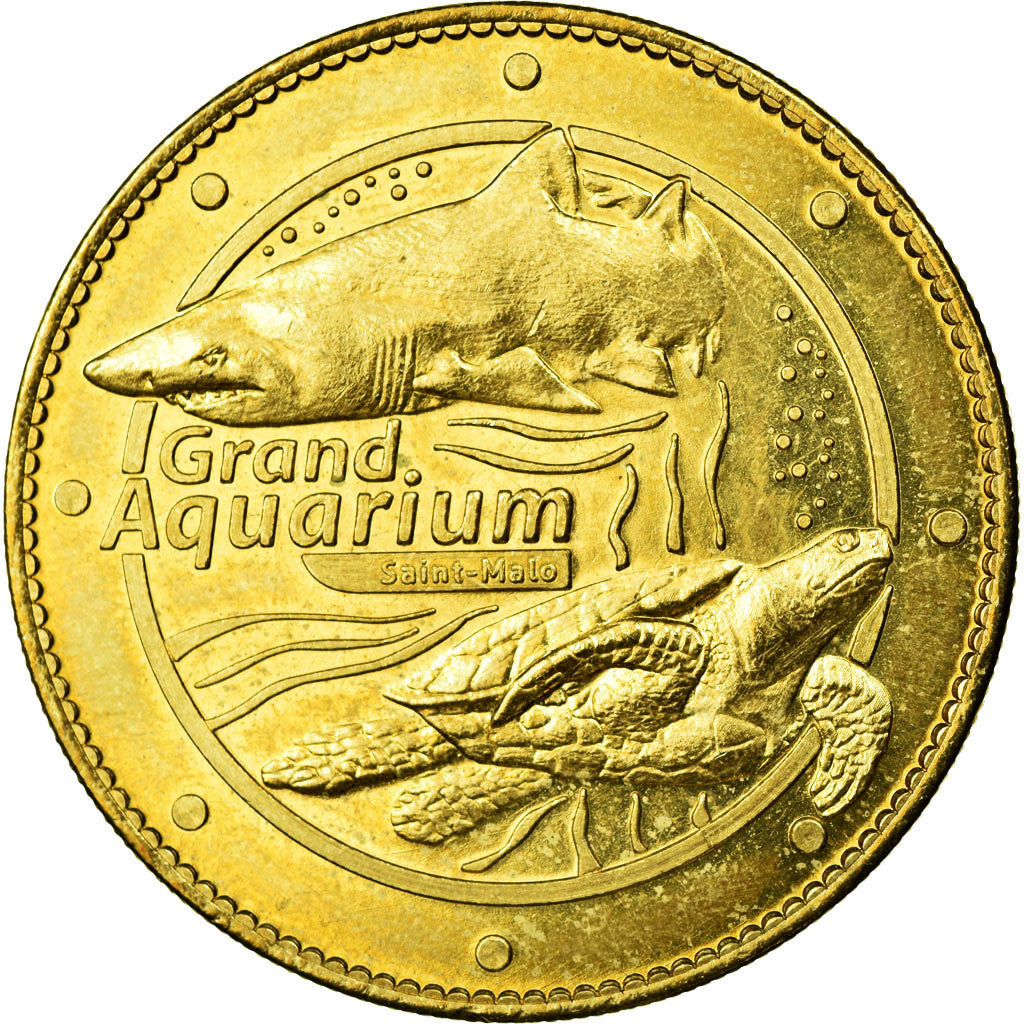 Francia, Token, Touristic token, 35/ Grand Aquarium - Saint-Malo, 2010, Arthus
