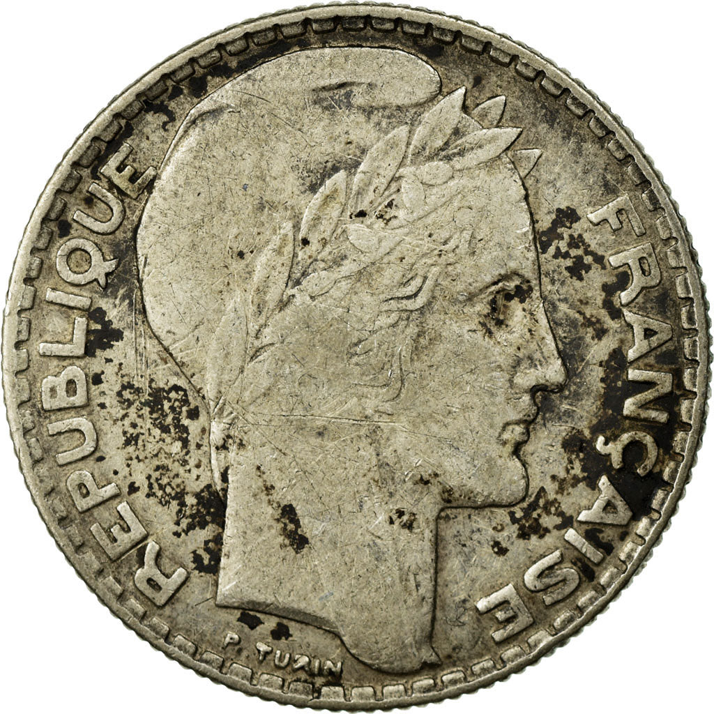 Coin, France, Turin, 10 Francs, 1934, Paris, VF(20-25), Silver, KM:878