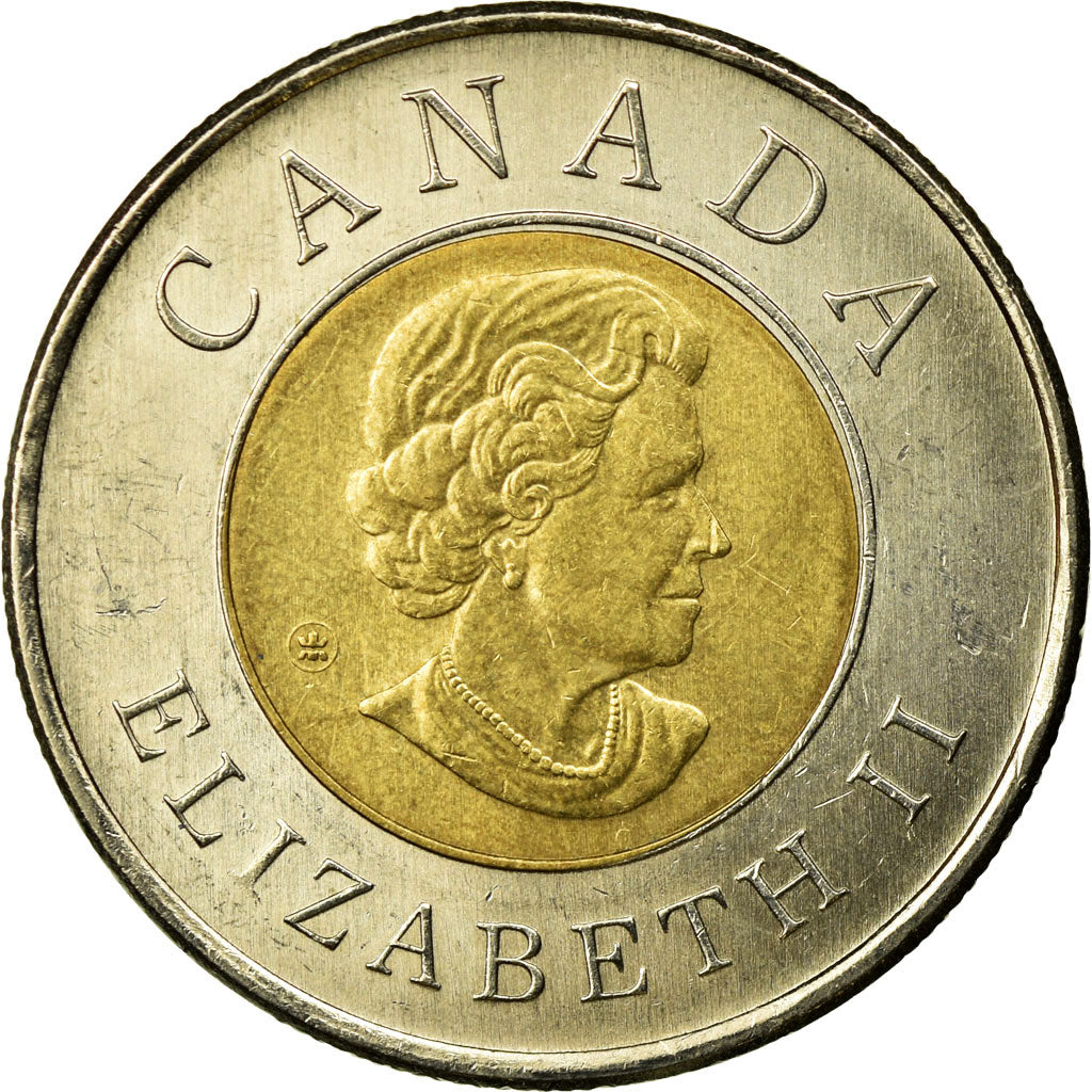 Coin, Canada, Elizabeth II, 2 Dollars, 2008, Royal Canadian Mint, AU(55-58)
