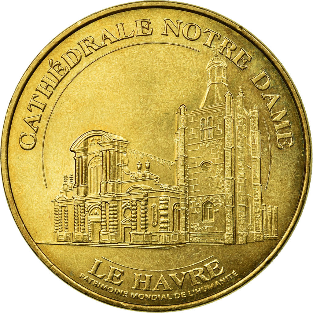 Frankreich, Token, Touristic token, 76/ Cathédrale Notre-Dame - Le Havre, 2010