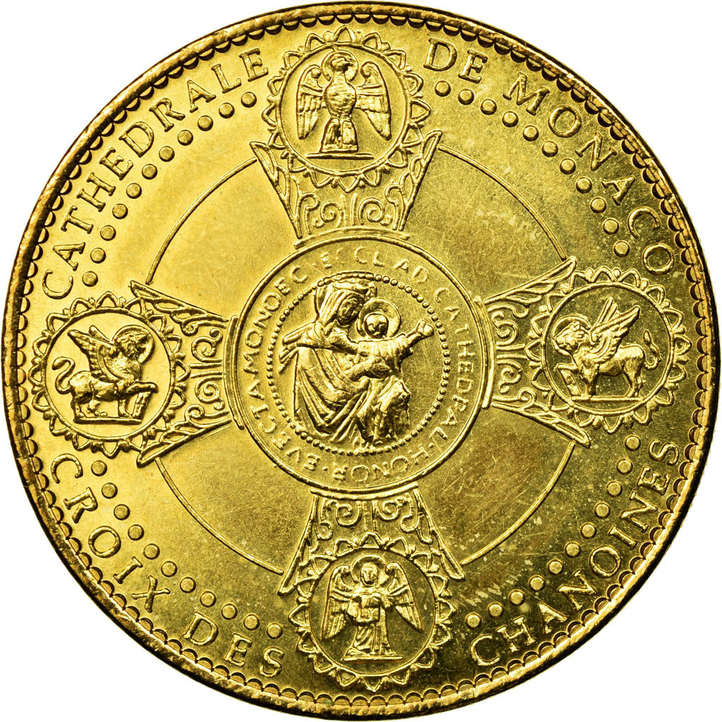 France, Token, Touristic token, Monaco - Cathédrale n°4, 2006, Arthus