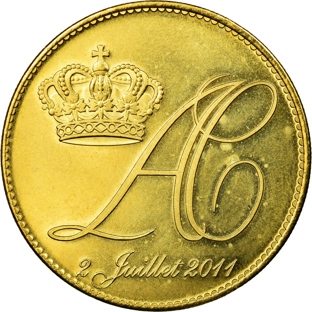 Francia, Token, Touristic token, Monaco - Mariage princier - Albert et