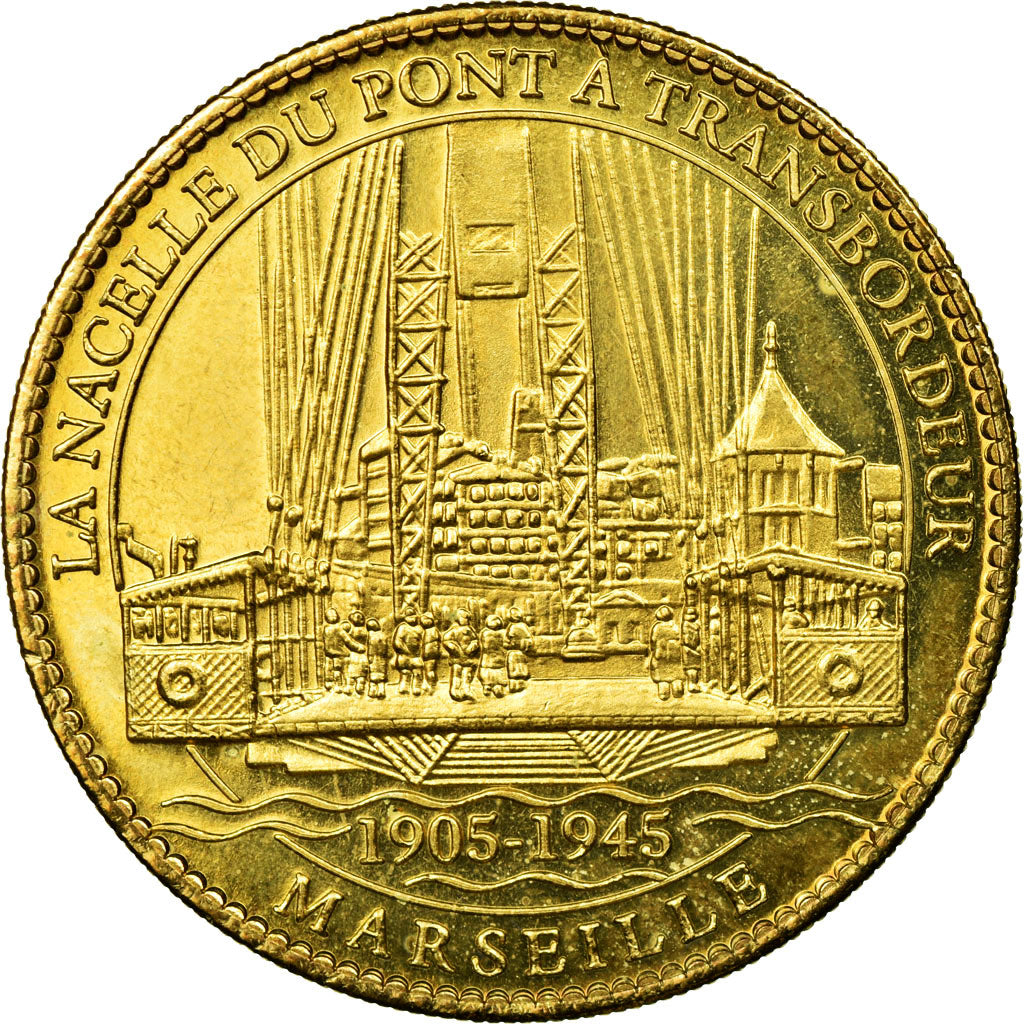 Francia, Token, Touristic token, Marseille - Le pont transbordeur, 2010, Arthus