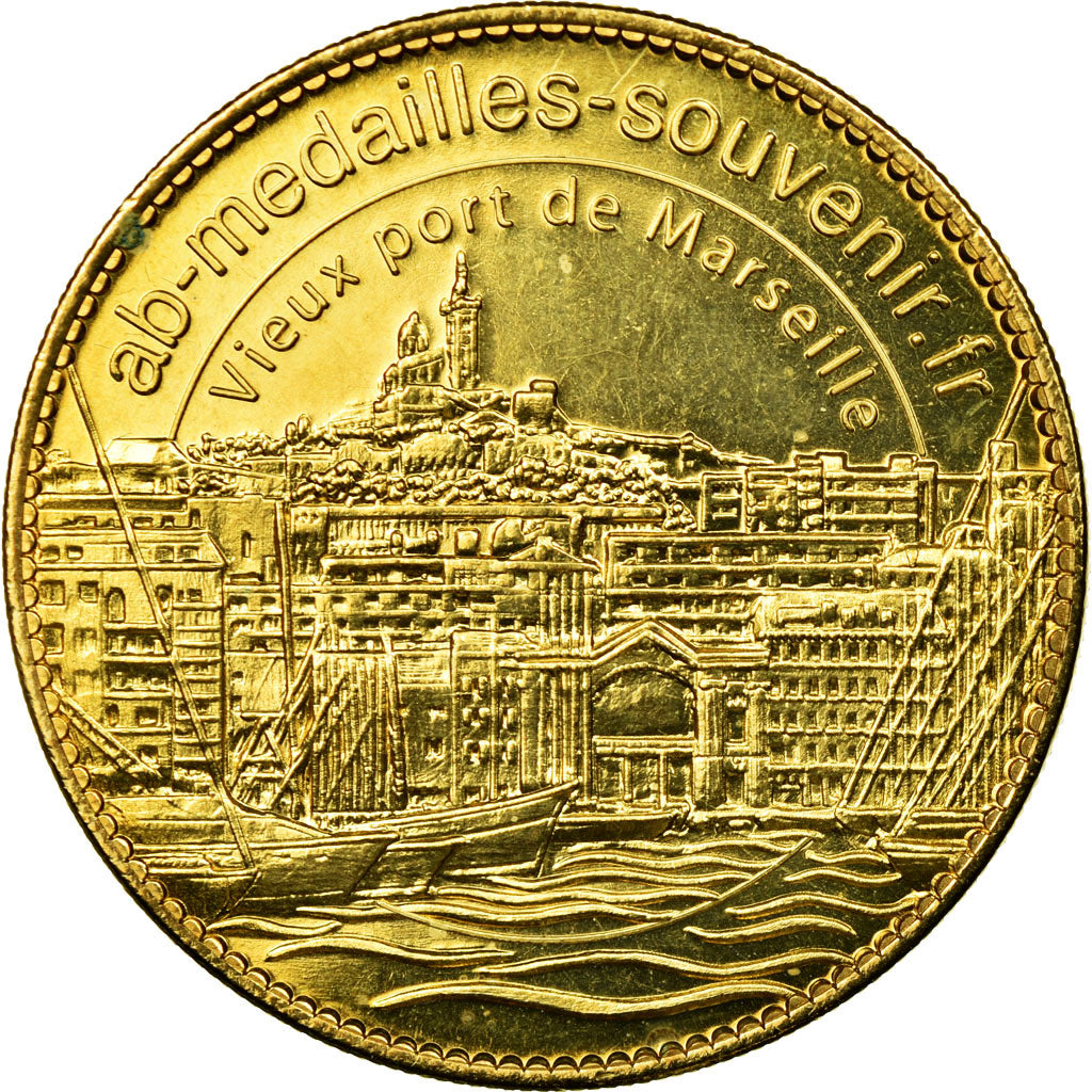 France, Token, Touristic token, Vieux Port de Marseille, 2009, Arthus Bertrand