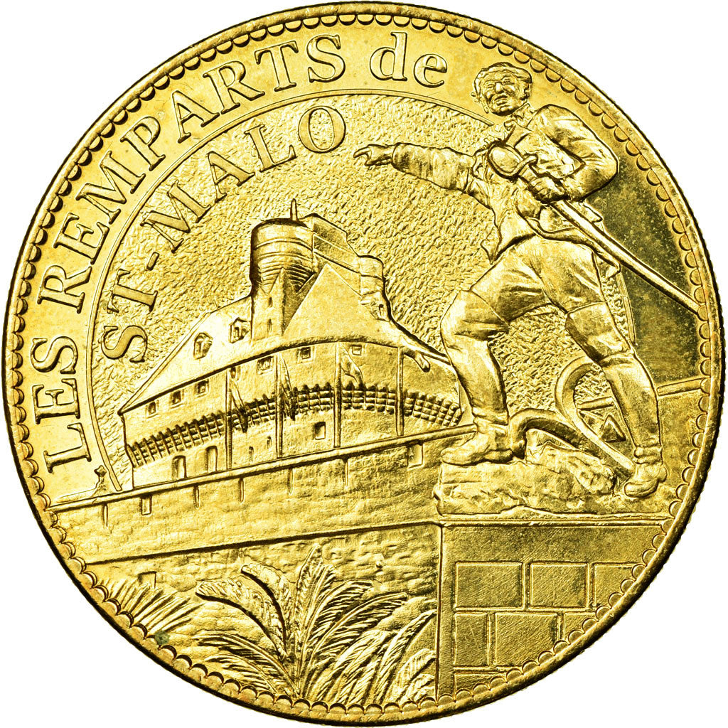 Francia, Token, Touristic token, 35/ Saint-Malo - Les Remparts, 2011, Arthus