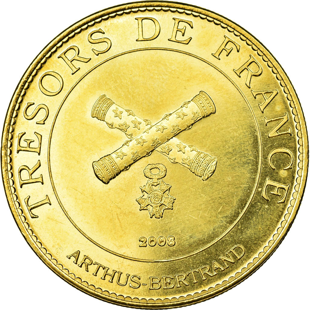 Francia, Token, Touristic token, Mémorial de Caen, Jeep et Avion, 2008, Arthus