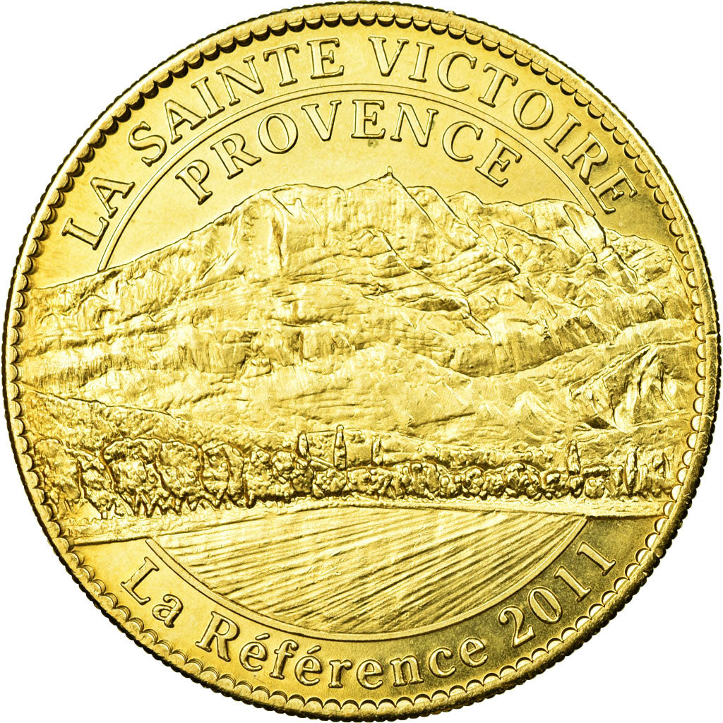 Francia, Token, Touristic token, Provence - La Sainte Victoire, 2011, Arthus
