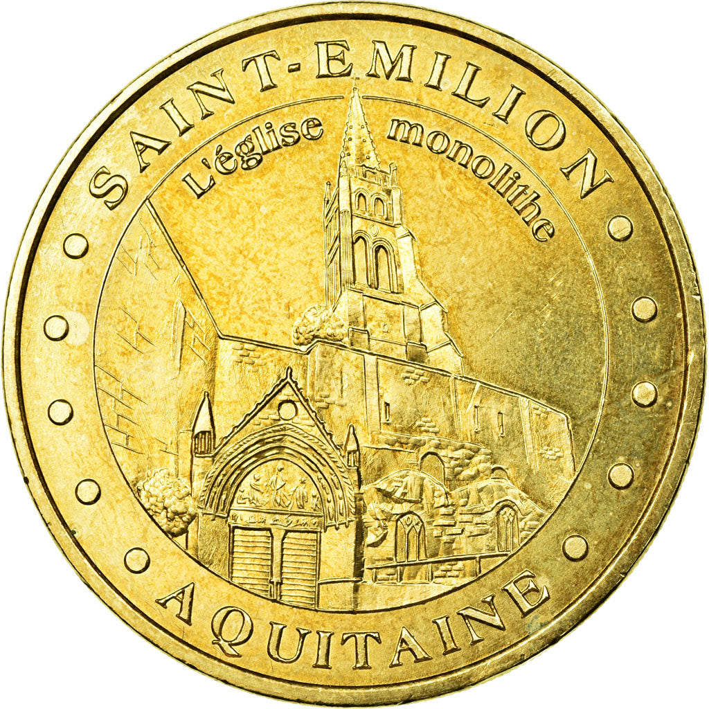 France, Jeton, Jeton Touristique, 33/ Saint-Emilion - Eglise, 2007, MDP, SUP