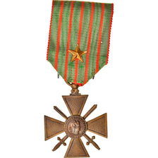 Frankrijk, Croix de Guerre, Une Etoile, Medaille, 1914-1918, Heel goede staat