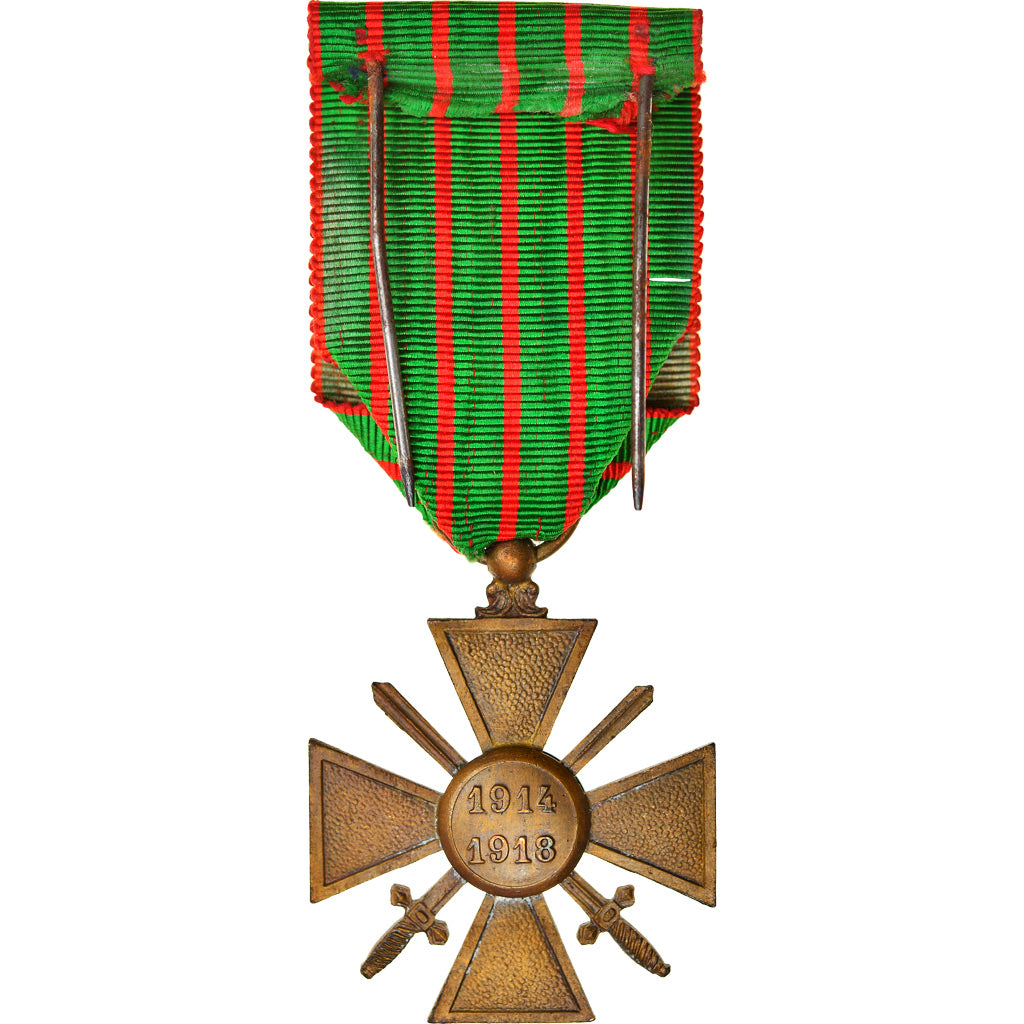Frankrijk, Croix de Guerre, Une Etoile, Medaille, 1914-1918, Heel goede staat