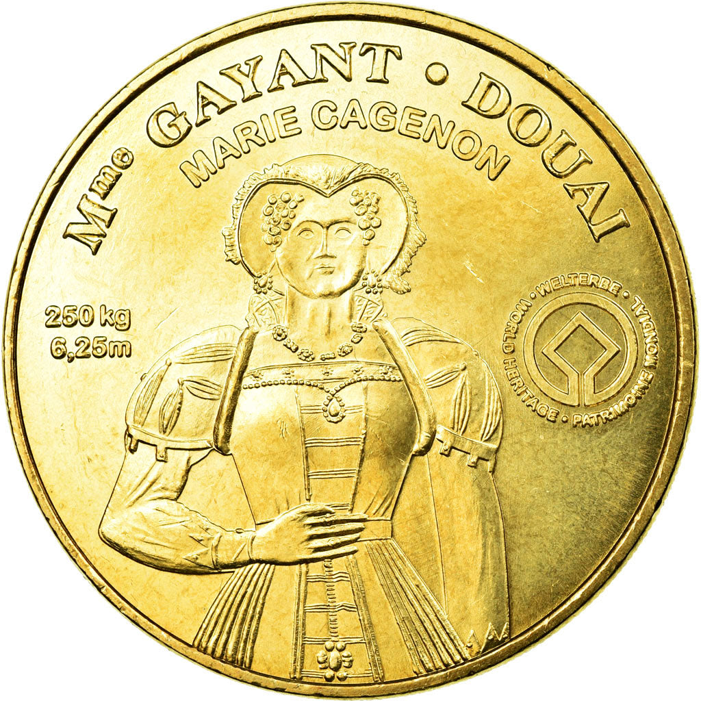 Frankreich, Token, Touristic token, Douai - Mme Gayant Marie Cagenon, 2010, MDP