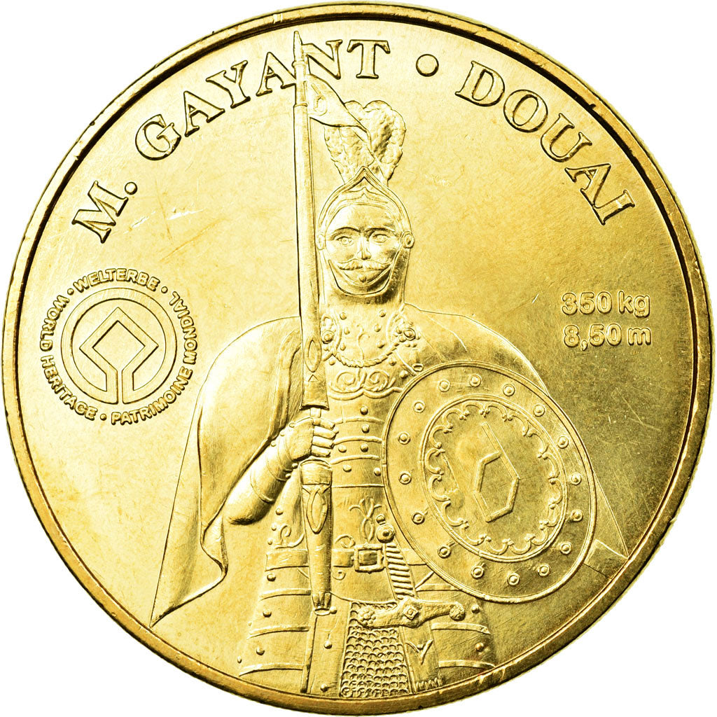 France, Token, Touristic token, Douai - M Gayant, 2010, MDP, AU(55-58)